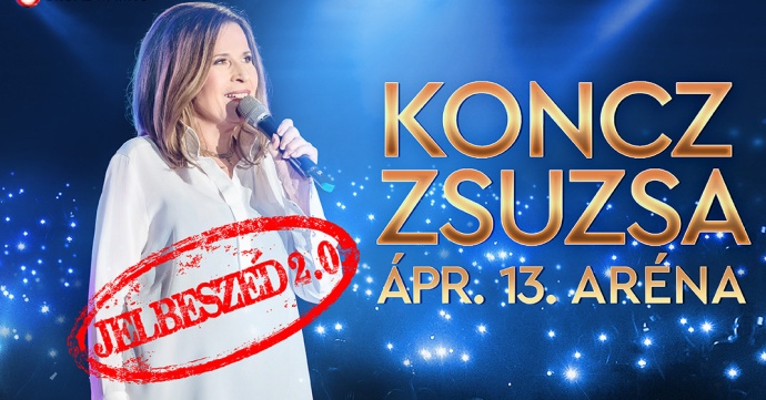 Koncz Zsuzsa Arénakoncert 2024-ben Budapesten a Sportarénában - Jegyvásárlás itt!