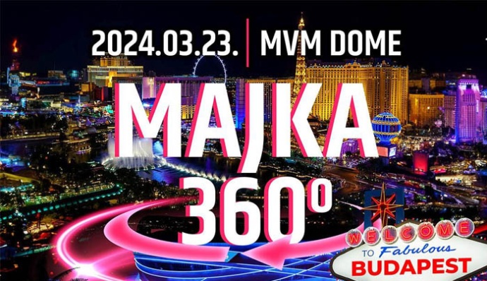 Majka koncert 2024-ben a MVM Dome-ban! Jegyek itt!